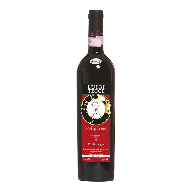VINO LUIGI TECCE POLIPHEMO 2019  TAURASI RISERVA DOCG TRIPLE "A"-75CL