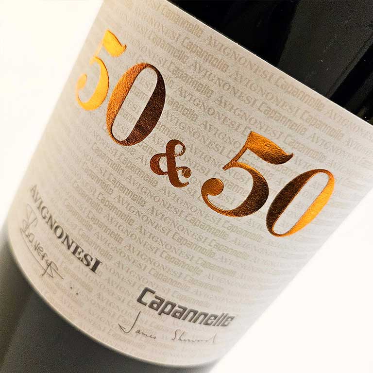 VINO CAPANNELLE 50&50 2018  TOSCANA IGT- 75CL