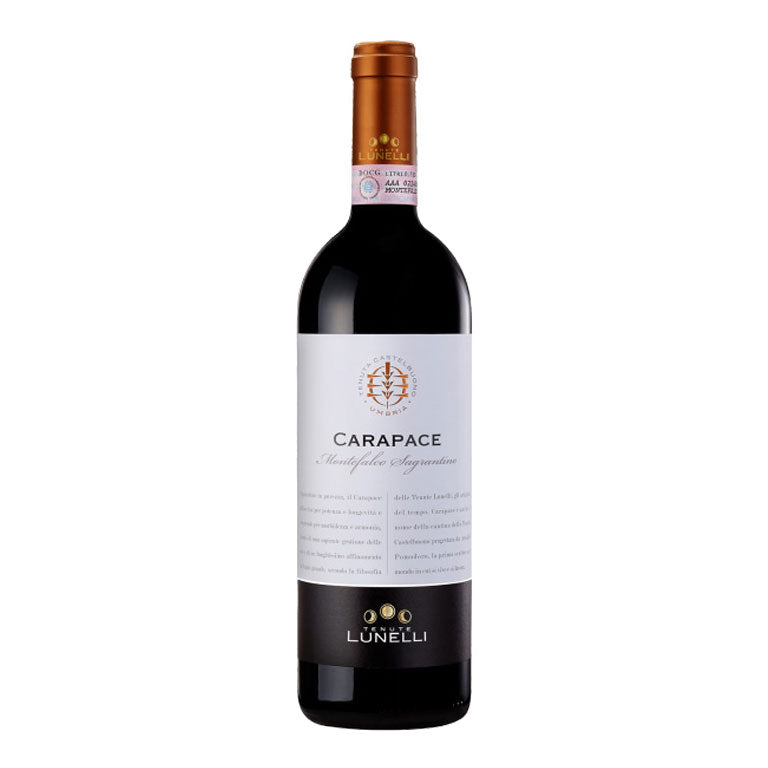 VINO TENUTE LUNELLI CARAPACE 2022 LEGNO  MONTEFALCO SAGRANTINO DOCG-BIO-75CL