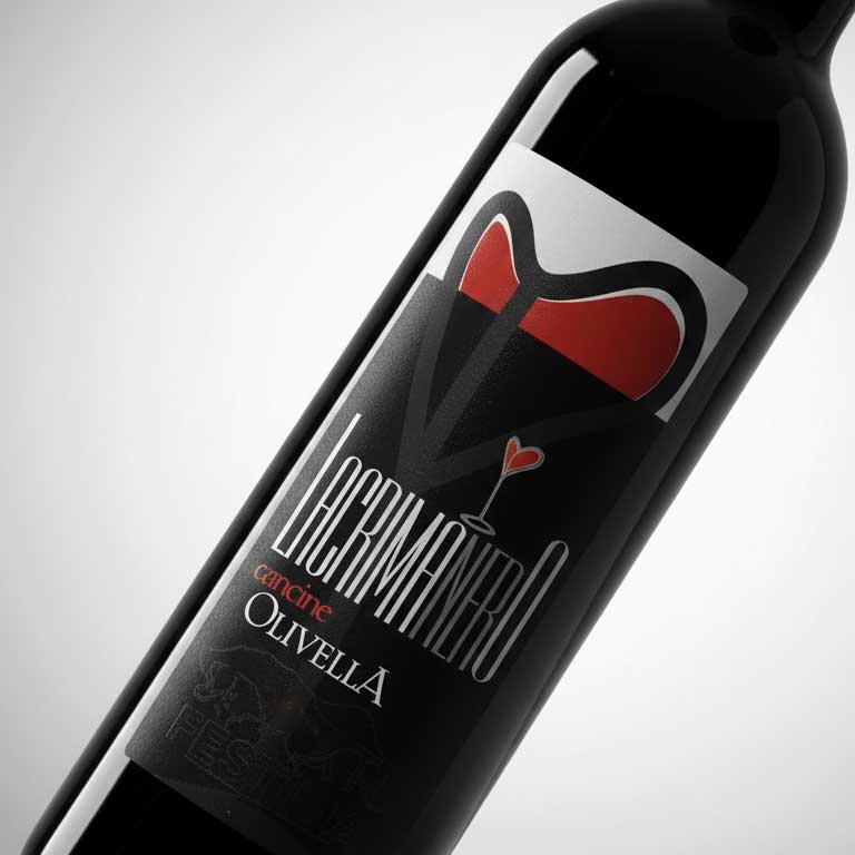 VINO CANTINE OLIVELLA LACRIMANERO 2024  VESUVIO LACRYMA CHRISTI ROSSO DOP-75CL