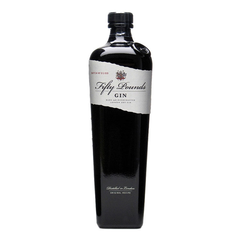 GIN FIFTY POUNDS- 70CL-  RARE AND HANDCRAFTED LONDON DRY GIN