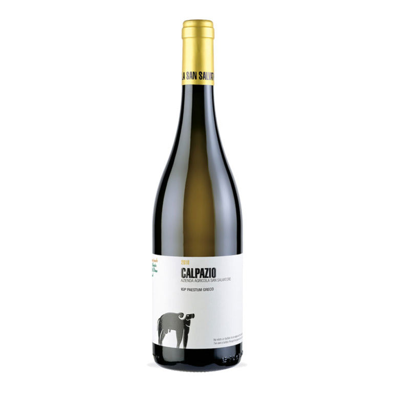 VINO CALPAZIO IGP PAESTUM GRECO 2024  AZIENDA AGRICOLA SAN SALVATORE BIO- 75CL
