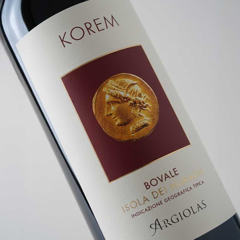 VINO ARGIOLAS KOREM 2018  ISOLA DEI NURAGHI IGT-75CL