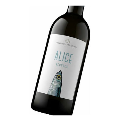VINO ALICE VERDECA 75CL 2025  SALENTO BIANCO PRODUTTORI DI MANDURIA