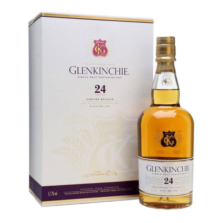 WHISKY GLENKINCHIE 24 YEARS OLD S.R.2016  70CL- SINGLE MALT - ASTUCCIO