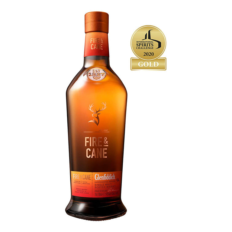WHISKY GLENFIDDICH FIRE & CANE -70CL  SINGLE MALT SCOTCH-ASTUCCIATO