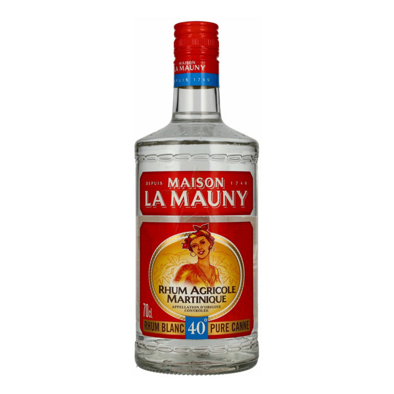 RUM LA MAUNY RHUM AGRICOLE-70cl. BLANC  100% PUR JUS DE CANNE