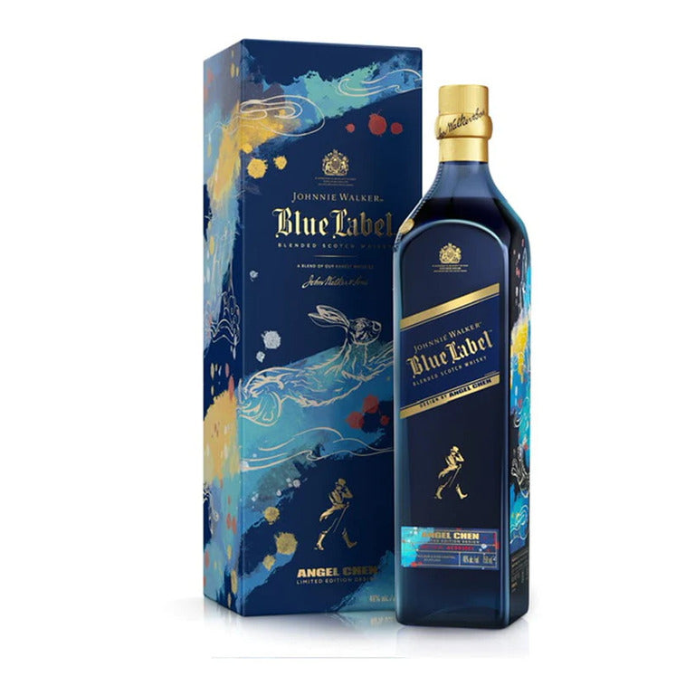 WHISKY JOHNNIE WALKER BLUE LABEL RABIT  ANGEL CHEN LIMITED EDITION DESIGN - 70CL