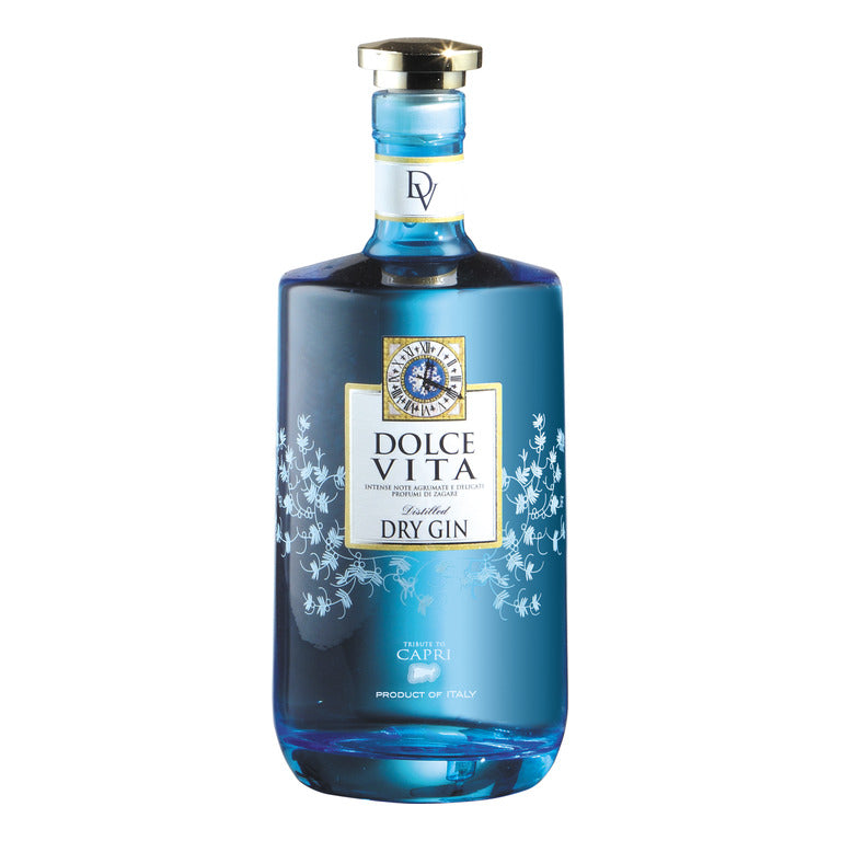 GIN DOLCE VITA DRY GIN ORIGINAL  MEDITERRANENAN DISTILLED - 70CL