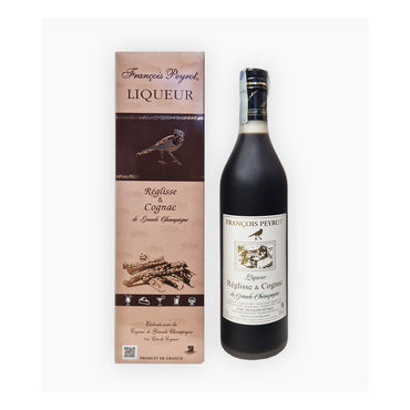 COGNAC ALLE LIQUIRIZIA FRANCOIS PEYROT  REGLISSE & COGNAC ASTUCCIO CARTONE