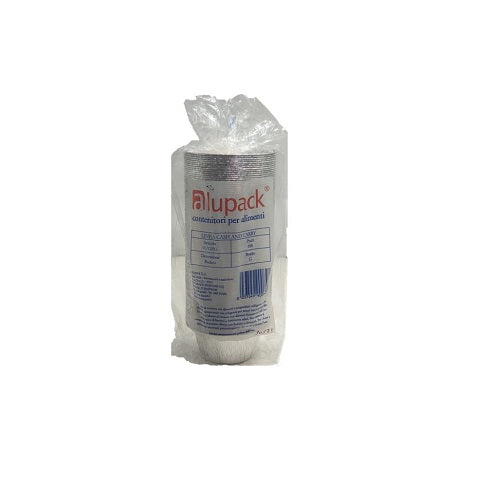CONTENITORE ALLUMINIO TONDO 100pz  ALUPACK