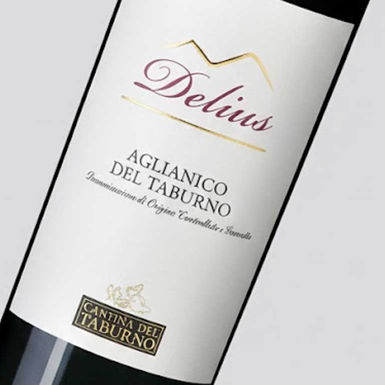 VINO CANTINA DEL TABURNO "DELIUS" 2017  AGLIANICO DOCG-75CL
