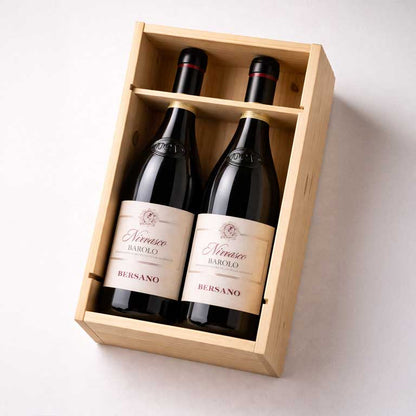 VINO BERSANO NIRVASCO BAROLO 2019  DOCG-75CL CASSA IN LEGNO DA 2 BT