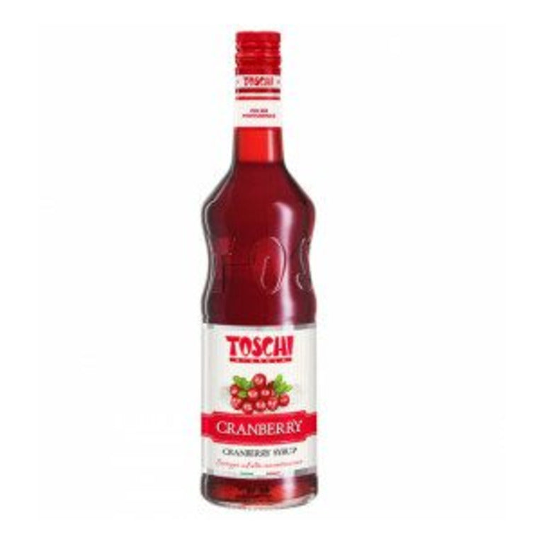 TOSCHI CRANBERRY SYRUP - 1LT  SCIROPPO CRANBERRY