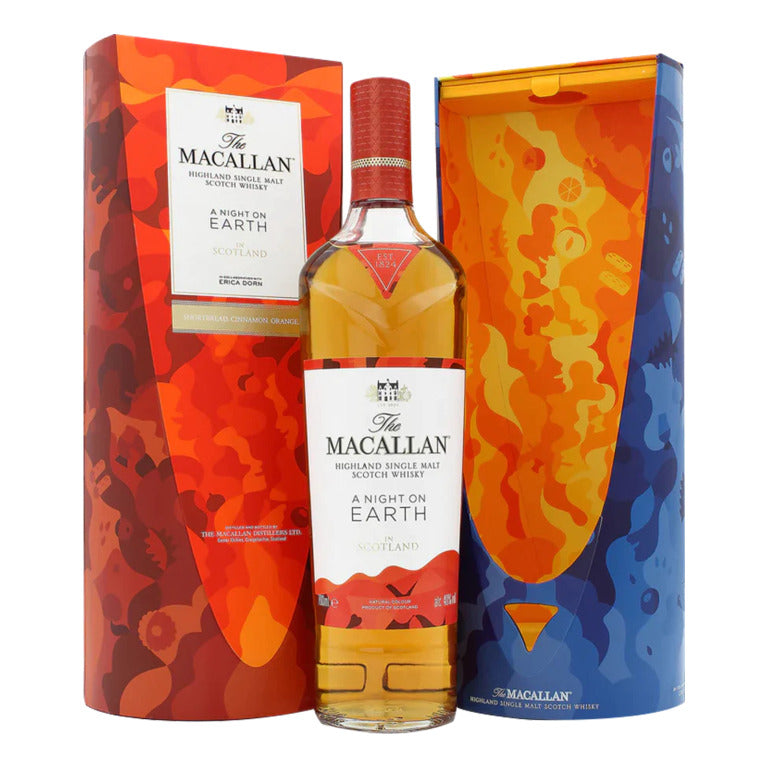 WHISKY THE MACALLAN A NIGHT ON EARTH 70  HIGHLAND S.M. SCOTCH WHISKY IN SCOTLAND