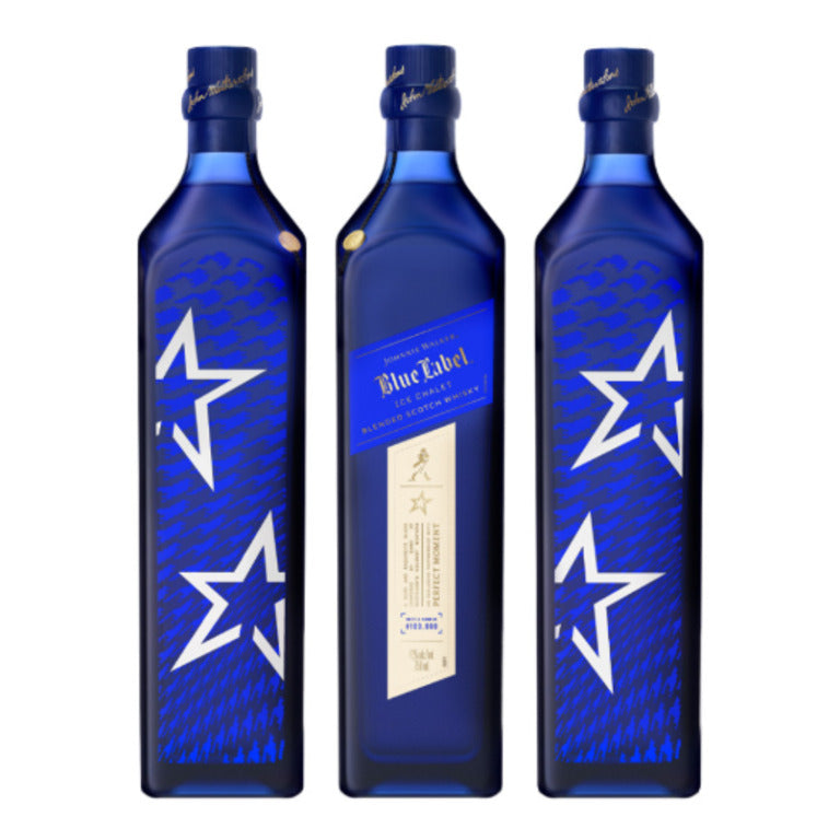 WHISKY JOHNNIE WALKER BLUE LABEL -70CL  ICE CHALET PERFECT MOMENT