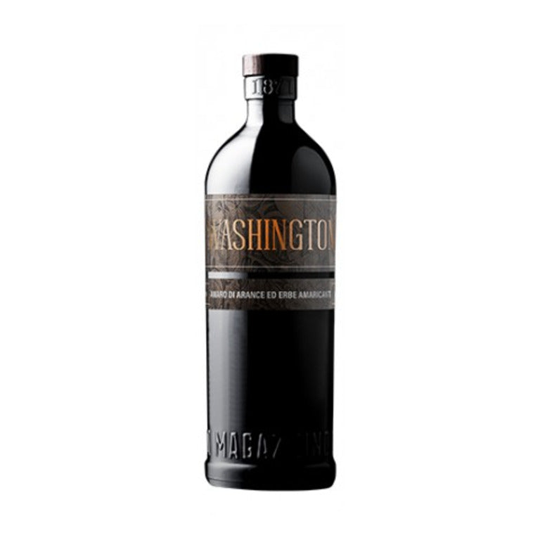 LIQUORE WASHINGTON AMARO ARANCE ED ERBE  VECCHIO MAGAZZINO DOGANALE-70CL