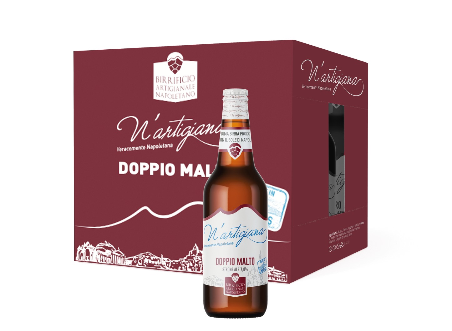 BIRRA N'ARTIGIANA DOPPIO MALTO-33CL  STRONG ALE