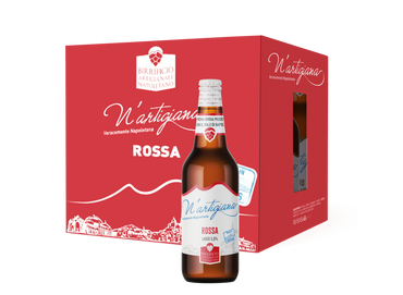 BIRRA N'ARTIGIANA ROSSA -33CL  LAGER SCURA
