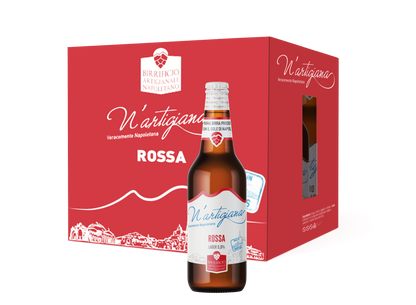 BIRRA N'ARTIGIANA ROSSA -66CL  LAGER SCURA