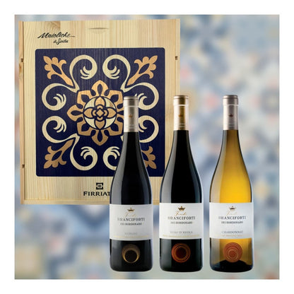 BOX REGALO BRANCIFORTI "LE MAIOLICHE" (1 pz) 3 VINI