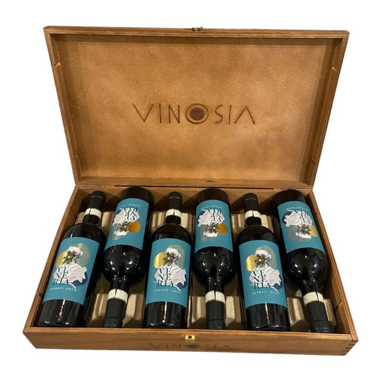CASSETTA LEGNO 6 TAURASI VENERIA  6 VINI