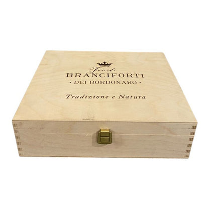 CASSETTA LEGNO 6 VINO BRANCIFORTI (1 pz) GRILLO - NERO D'AVOLA 6 VINI
