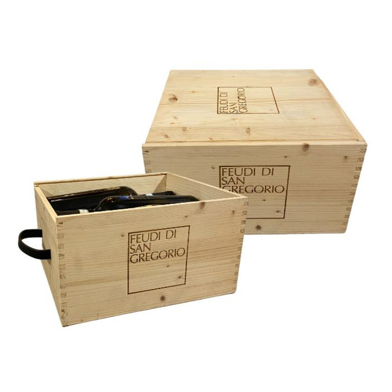 CASSETTA LEGNO 6 VINO FEUDI SAN GREGORIO (1 pz) FIANO, GRECO, FALANGHINA