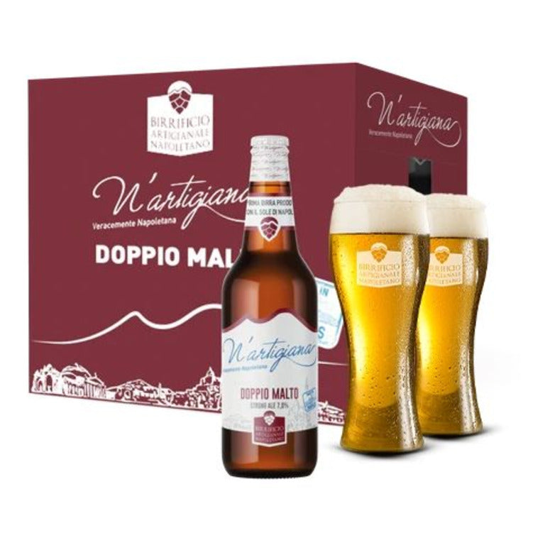 N'Artigiana Doppio Malto + 6 Bicchieri N'Artigiana in REGALO