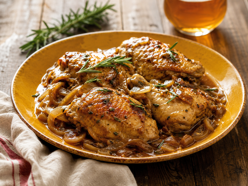 Pollo alla birra artigianale