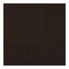 Immagine di TOVAGLIOLINI 2VELO 24x24 BLACK NERO 300P - COD. 168386 DUNI