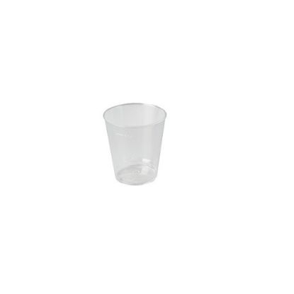 50 Pz Bicchiere Plastica Kristal Cup 300cc (0,25 L alla Tacca) Monouso per  Bibite Fredde