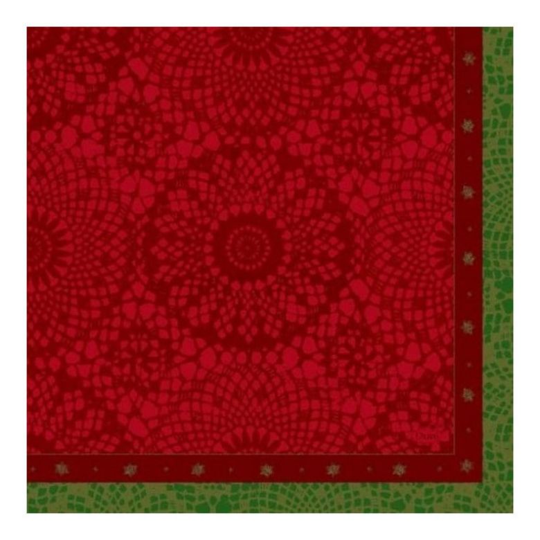 Immagine di TOVAGLIOLI DUNILIN 40x40 50pz FESTIVE C. - Confezione da 5 Pezzi - COD 172945 DUNI CHARM