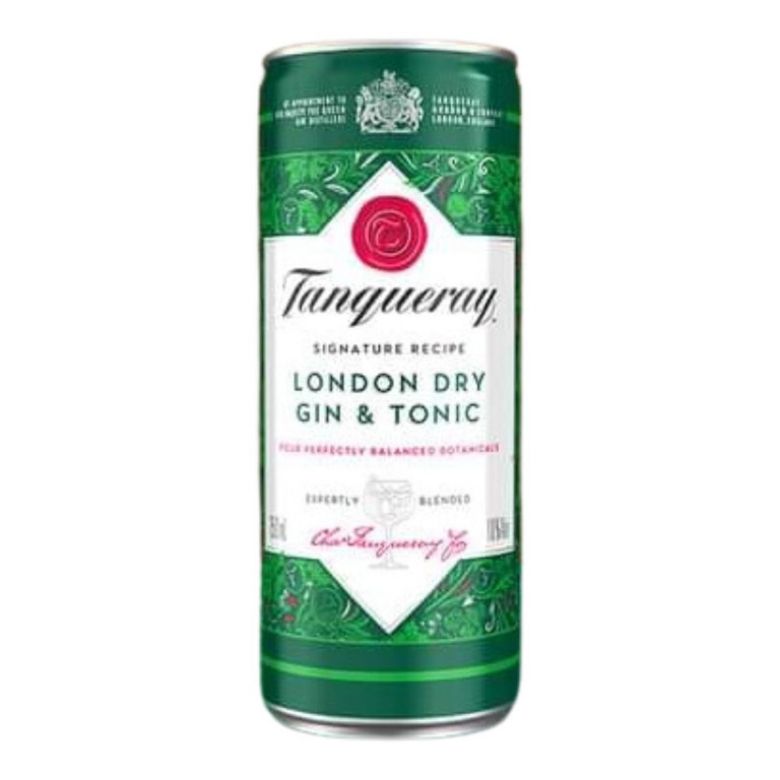 Immagine di TANQUERAY GIN & TONIC LATTINA 25CL - Confezione da 12 Barattoli - LONDON DRAY